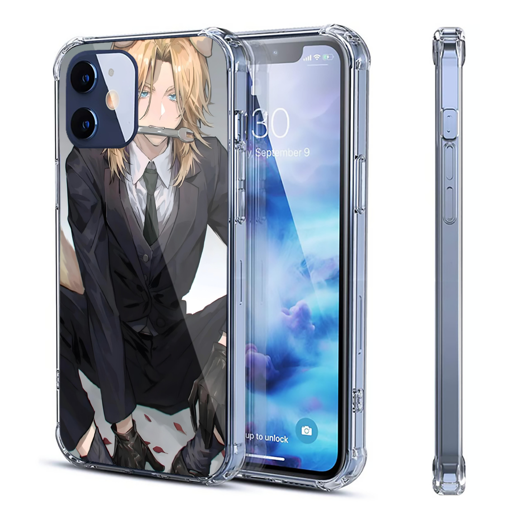 （画像用） 東京リベンジャーズ Tokyo Revengers 【iPhone 12シリーズ対応】透明スマホケース（クリアソフトケース）